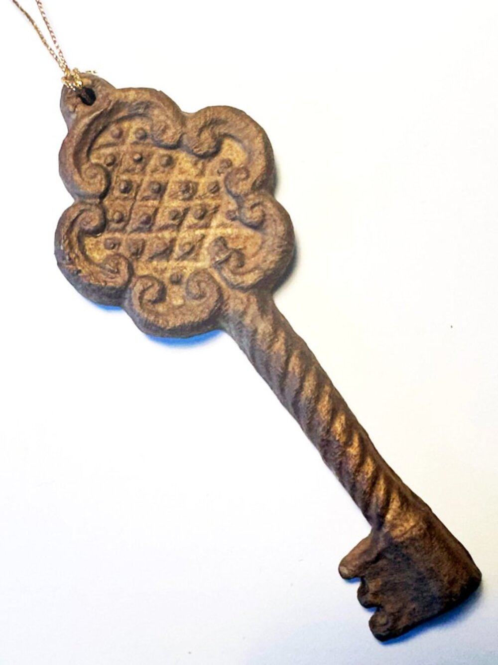 Vintage Antique Key 5-3/4” Decorative Lightweight Hanging Ornament